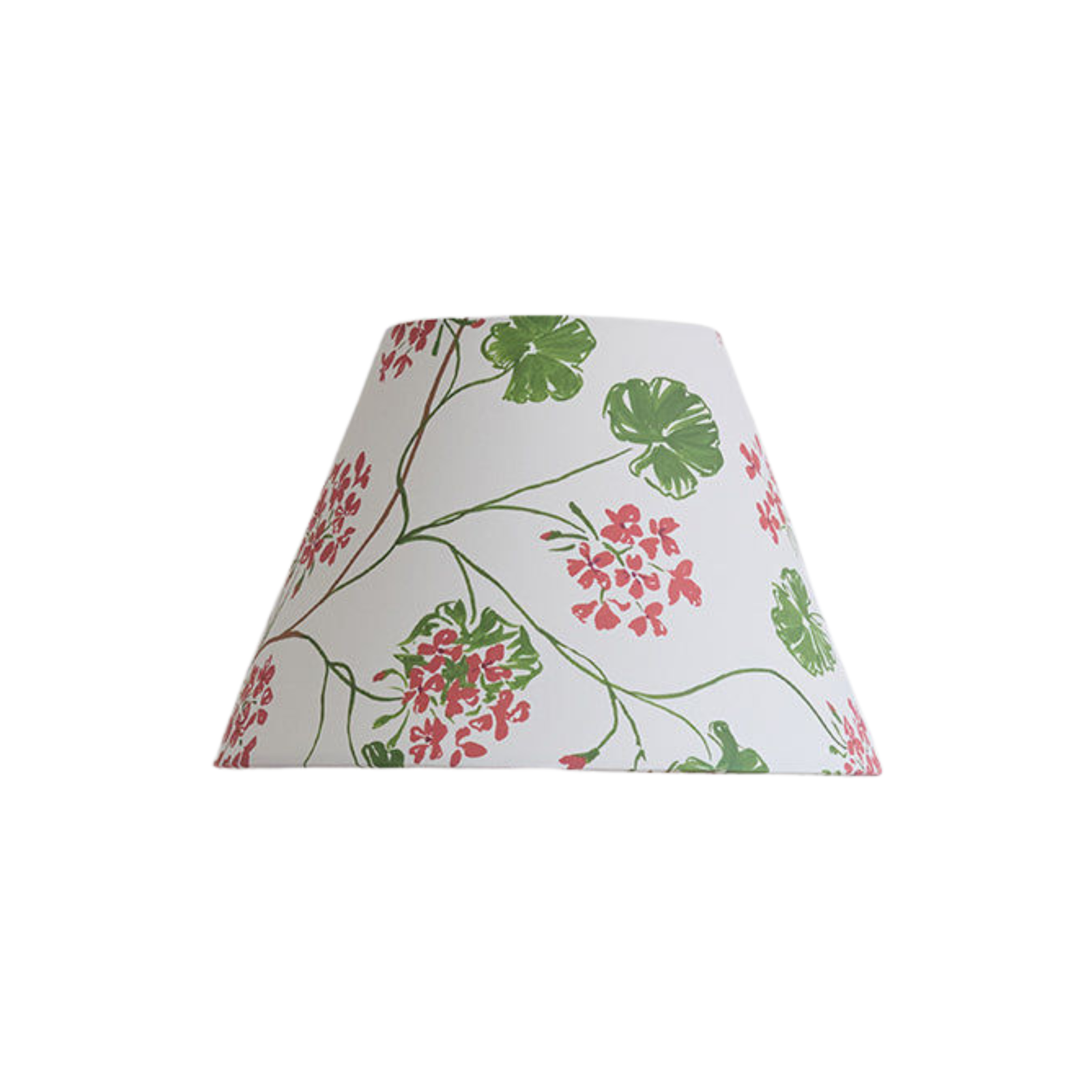Geraniums Paper Lampshade - Empire 10"