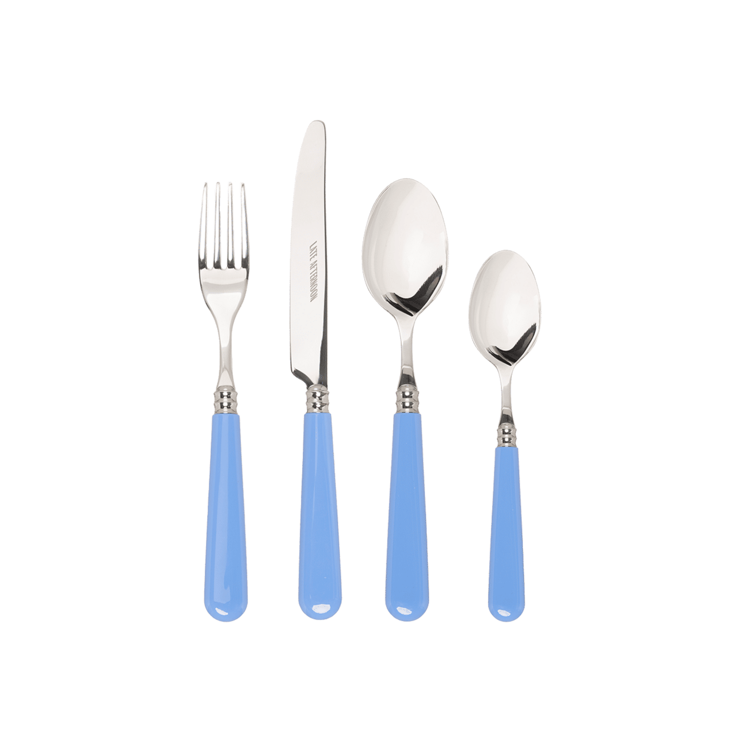 16-Piece Sky Blue Cutlery Set