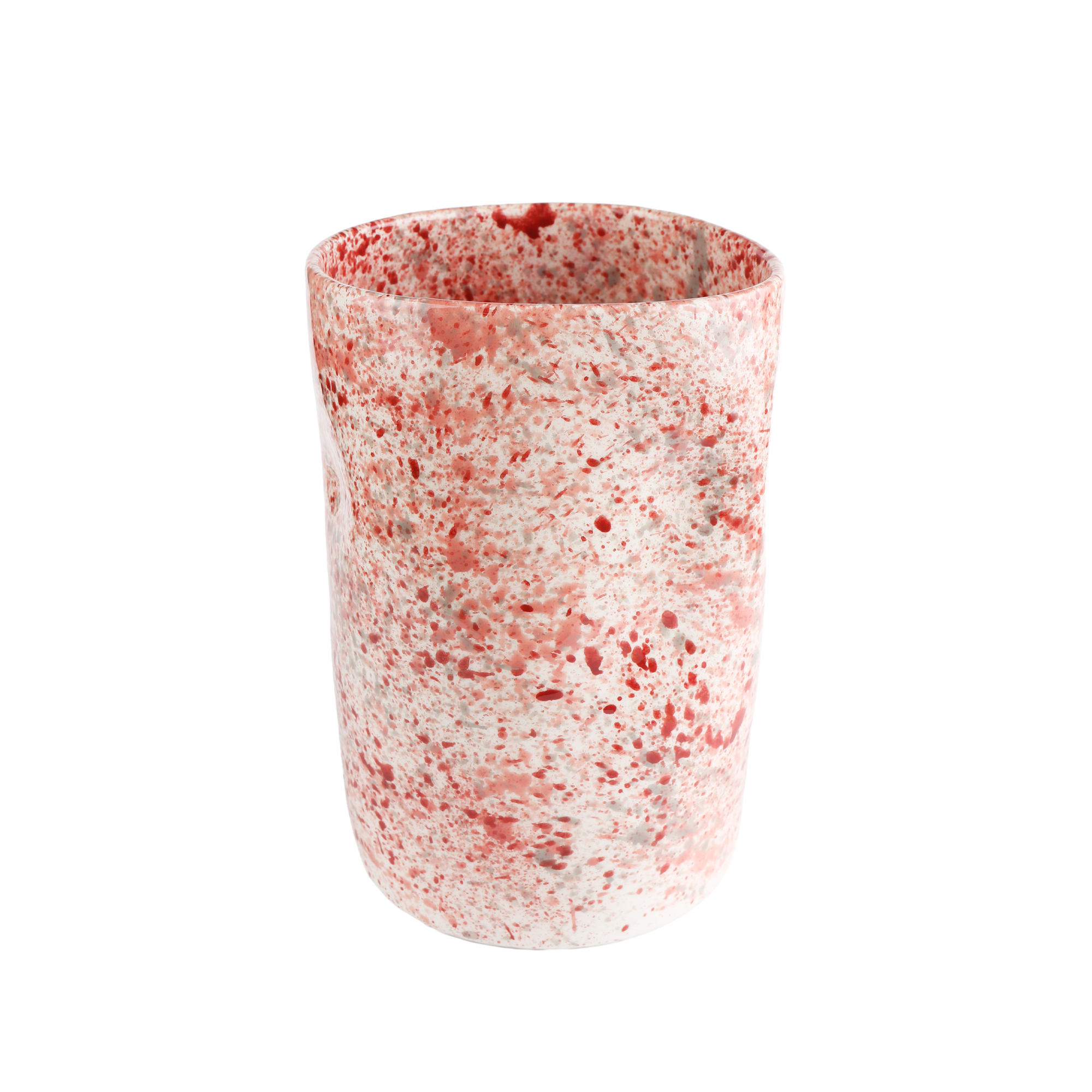Hibiscus Splatter Bunch Vase
