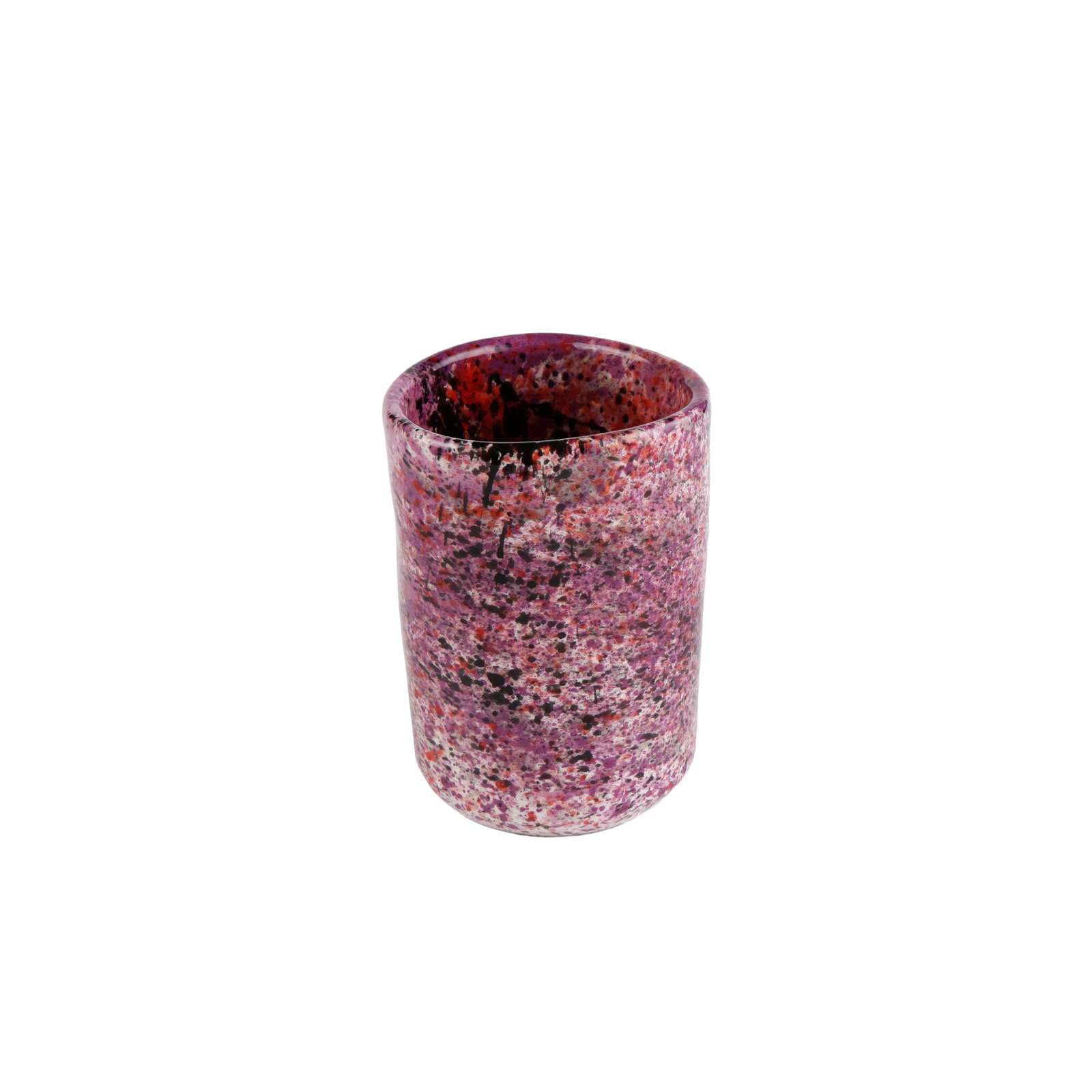 Black Rose Splatter Tumbler