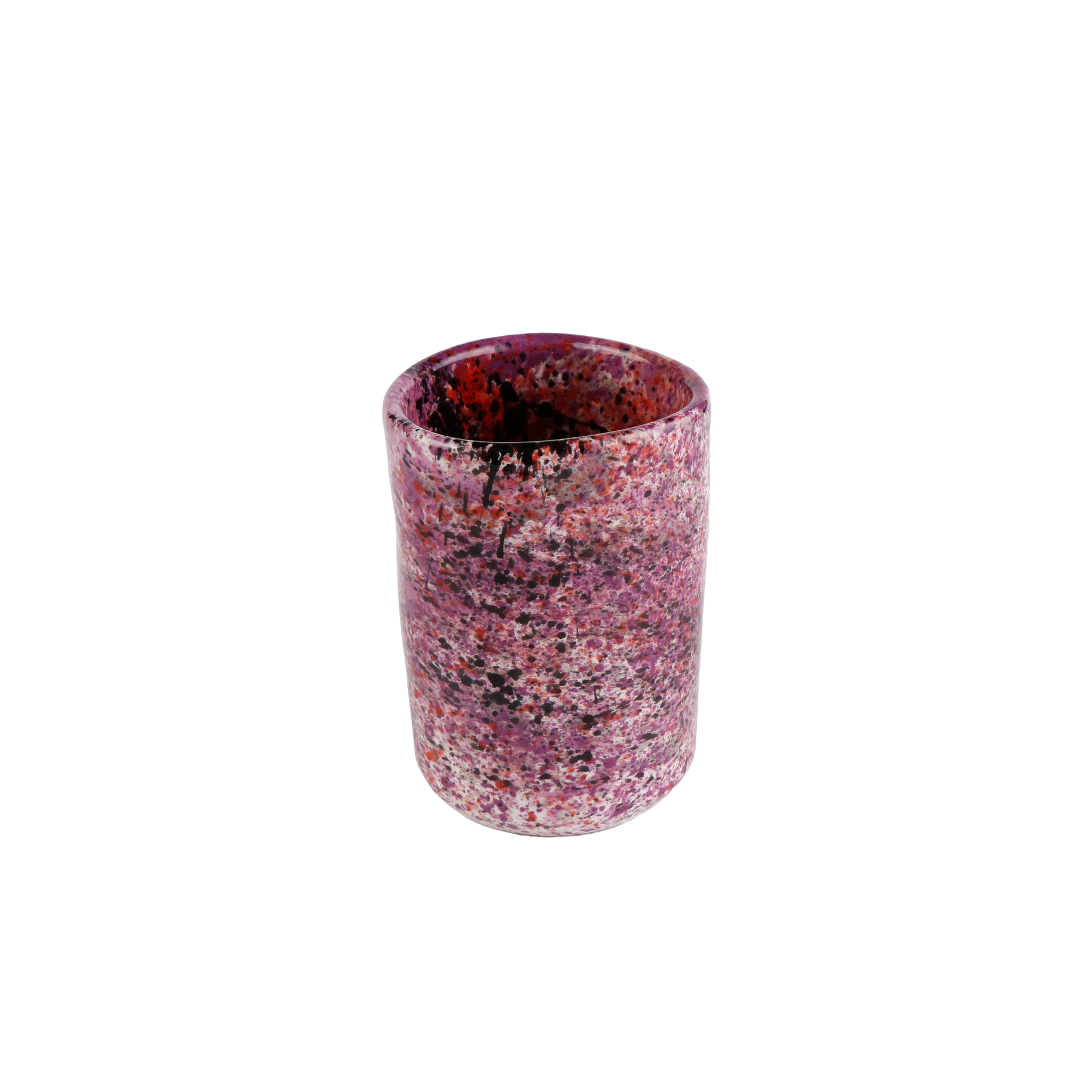 Black Rose Splatter Tumbler