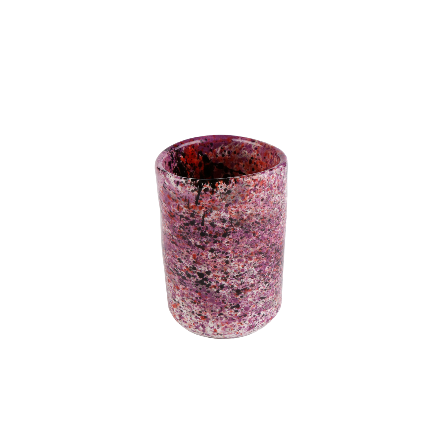 Black Rose Splatter Tumbler