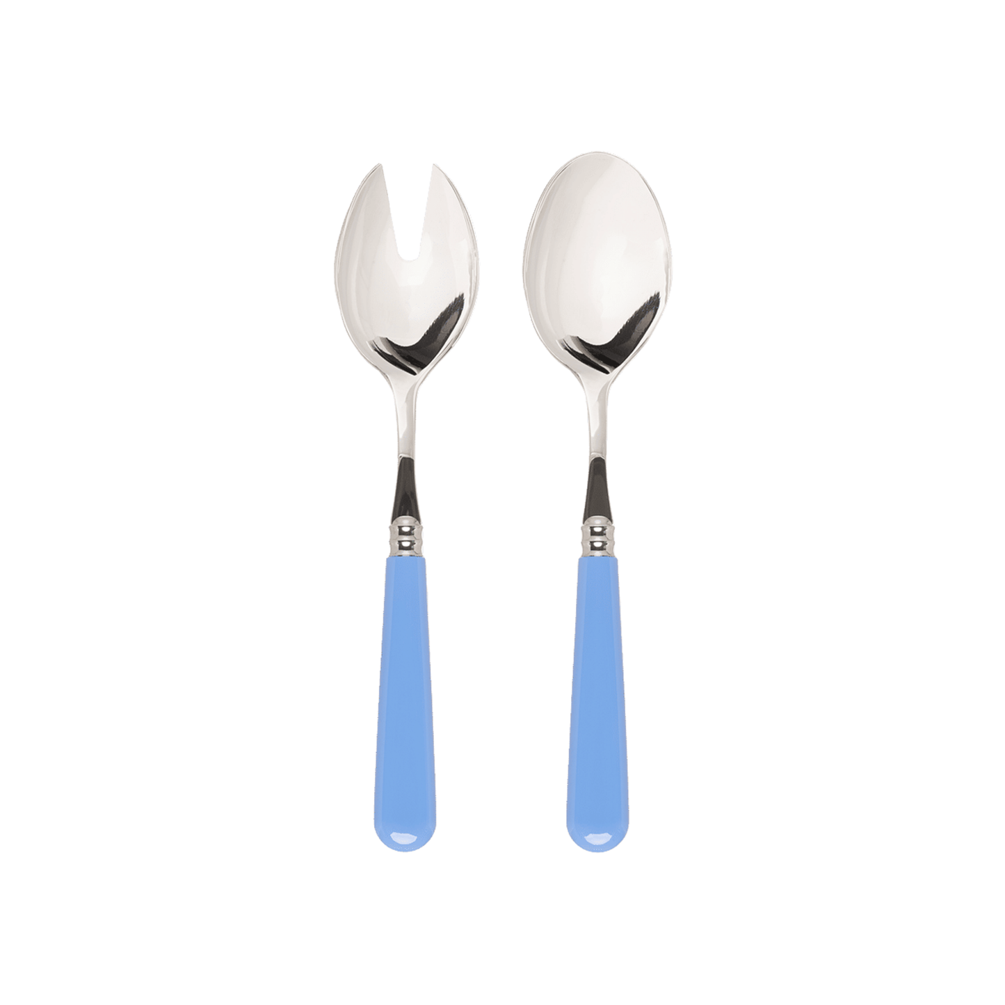 Sky Blue Salad Server Set-