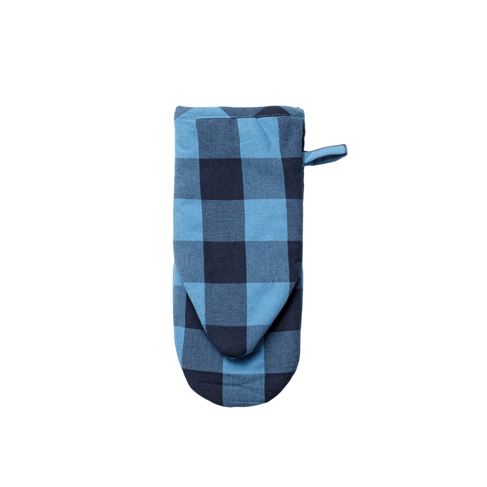 Oven Mit Checked Blue