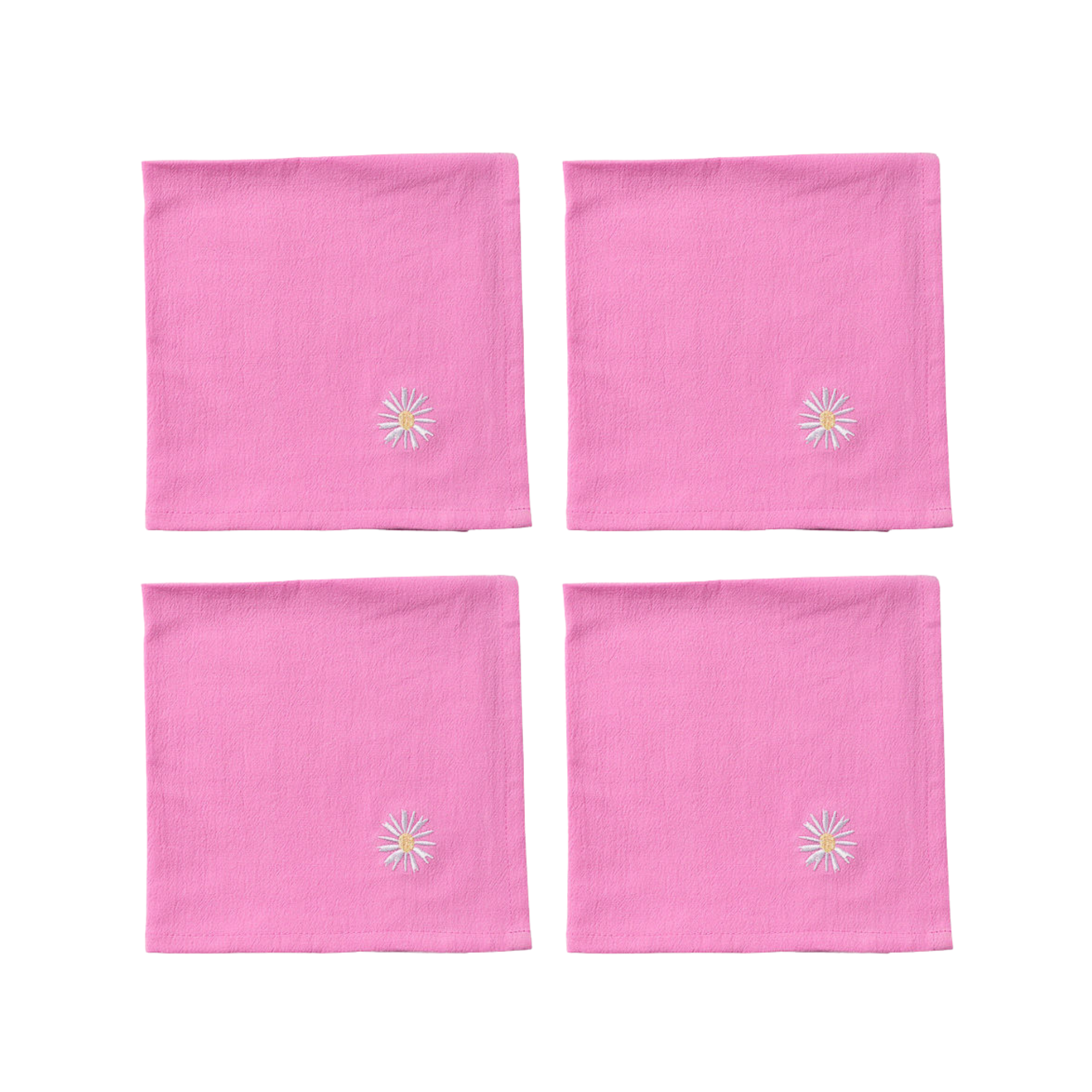 Napkin 4 pcs Pink Daisy