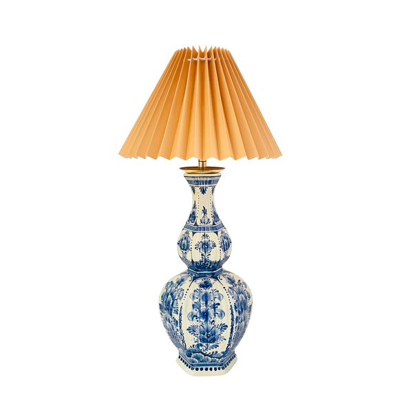 Antique Delft ‘Knobbelvaas’ Lamp