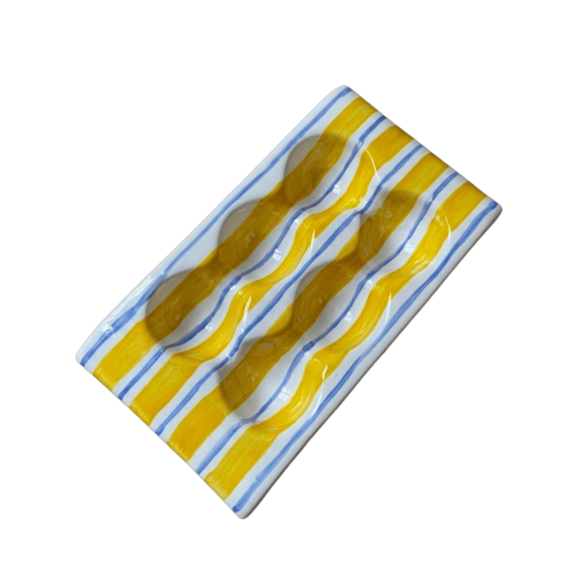 Yellow Striped Egg Box