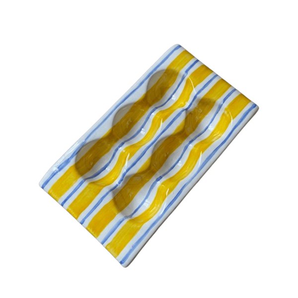 Yellow Striped Egg Box