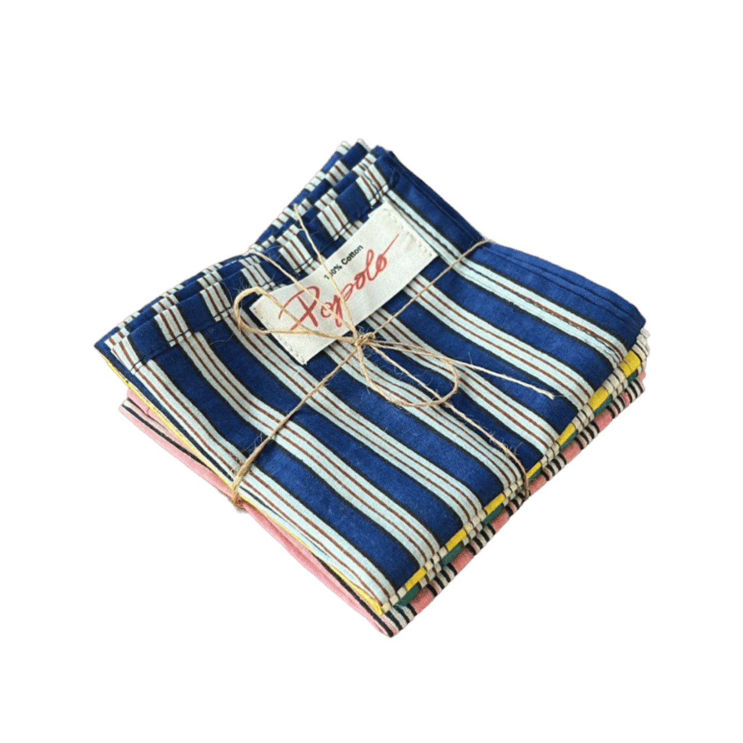 Set of 4 Fine Striped Napkins