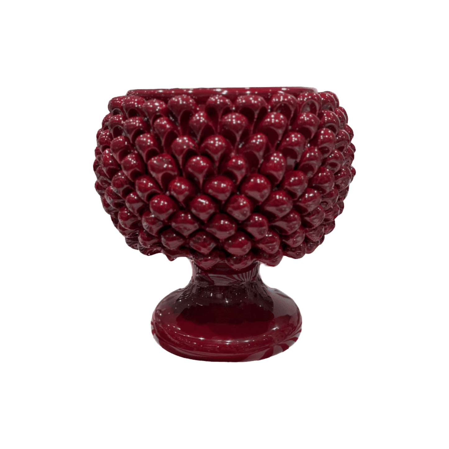 Large Bordeaux Pine Cone