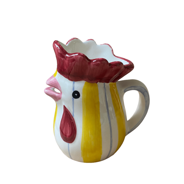 Pitcher - Milk Jug Yellow Stripe