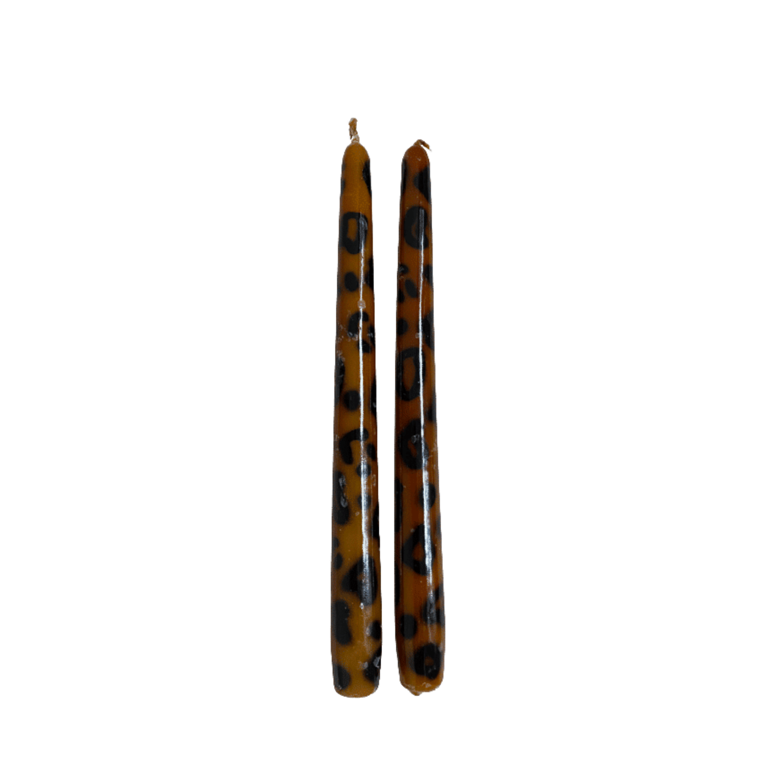 Leopard Candles (Set of 2) - 25cm