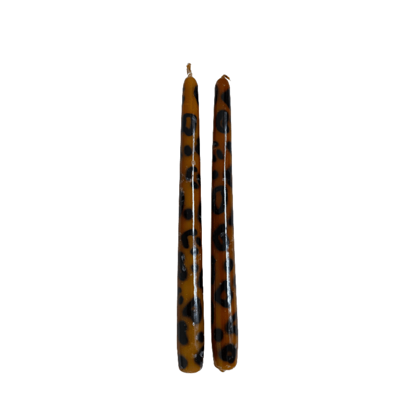 Leopard Candles (Set of 2) - 25cm