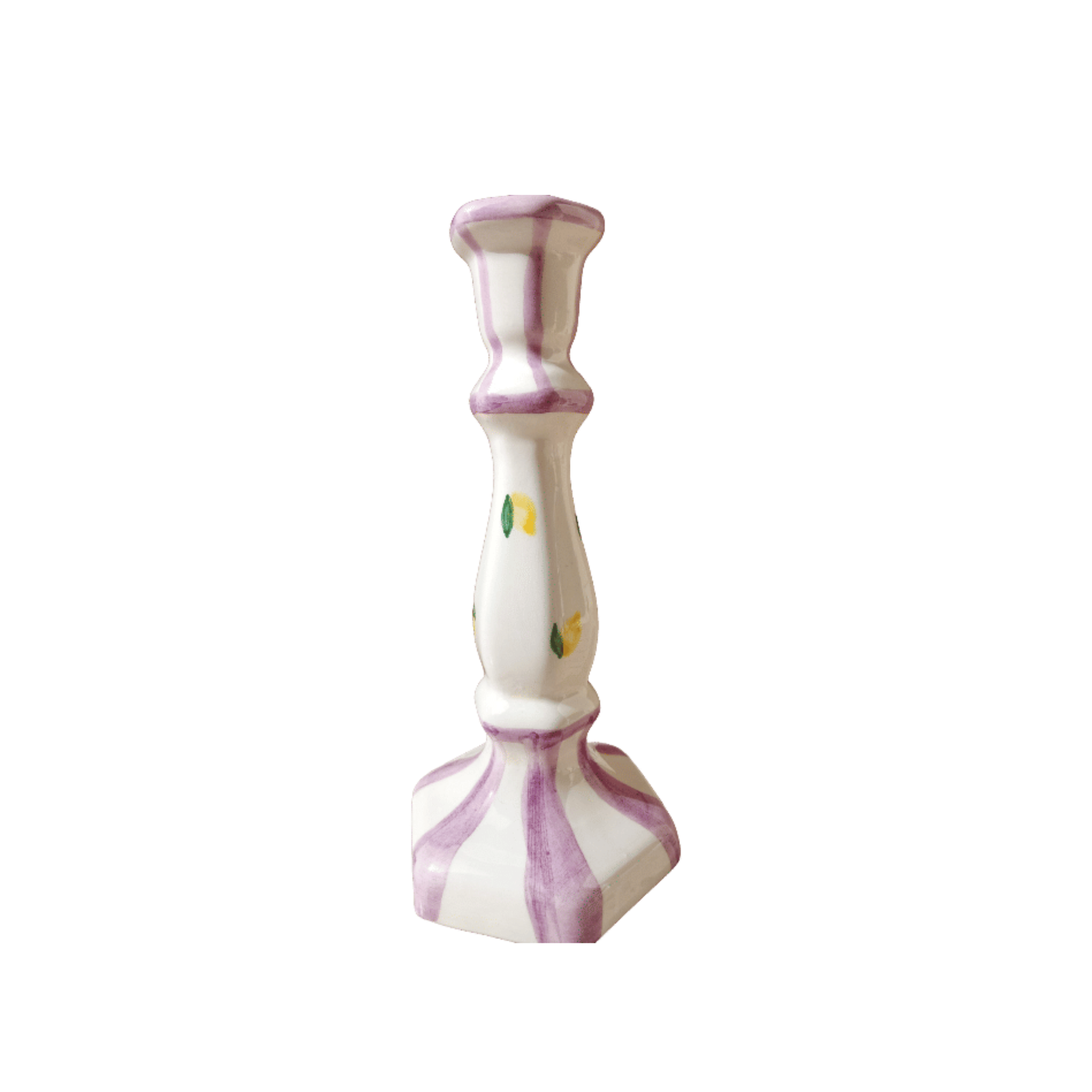 Capri Candlestick Violet - 20cm