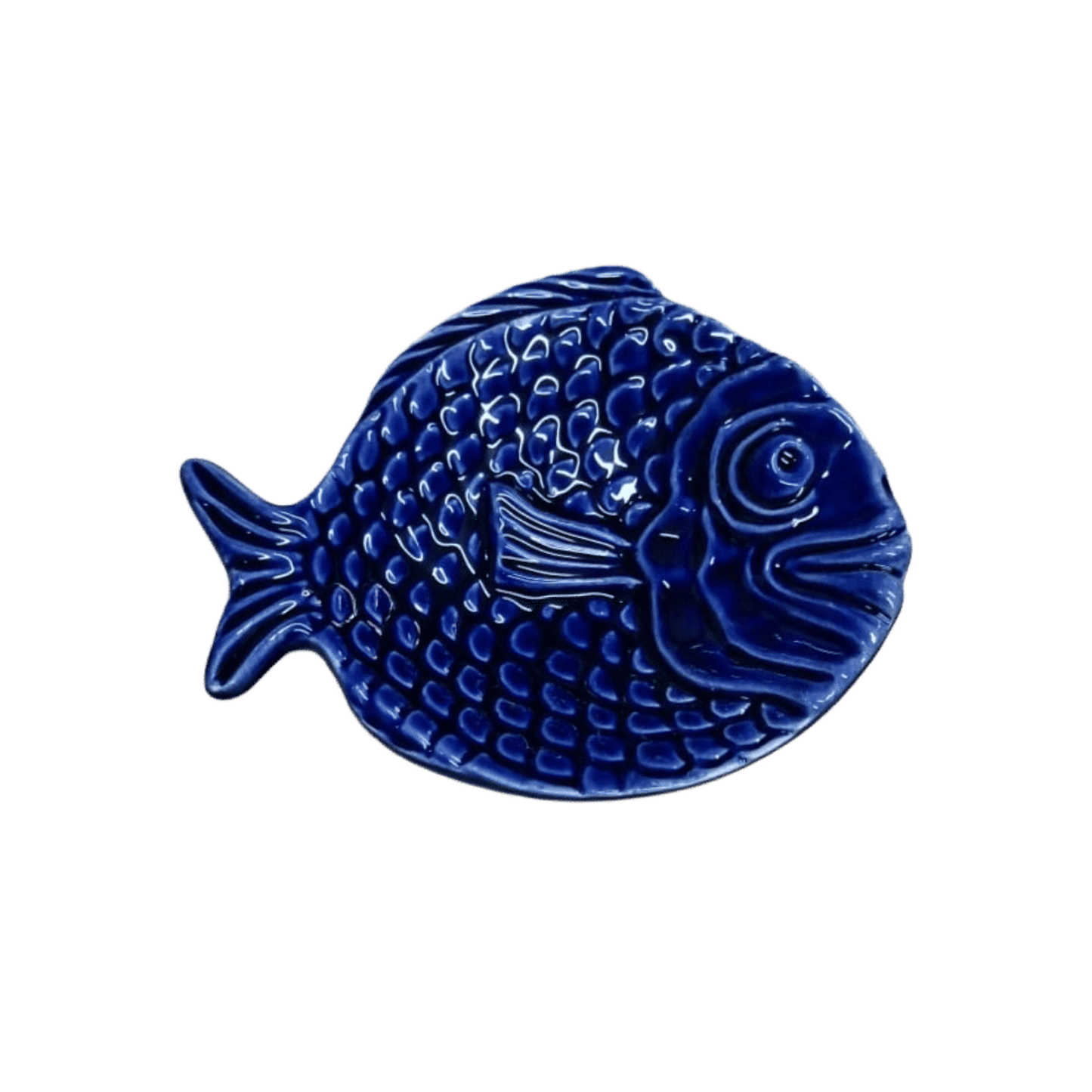 Mini Dark Blue Fish Dish - 10.5cm