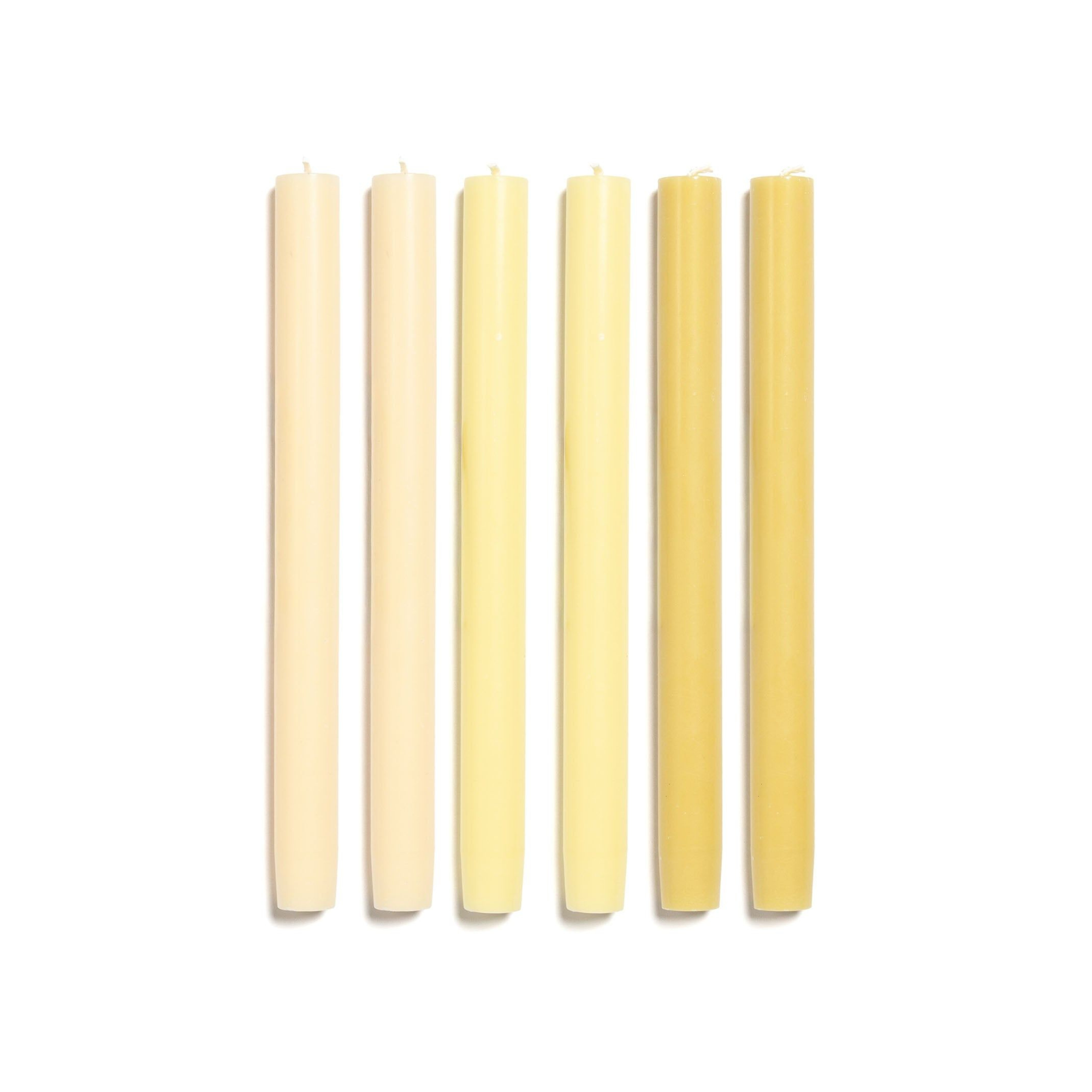 Solid Candle Set - Gradient Yellows