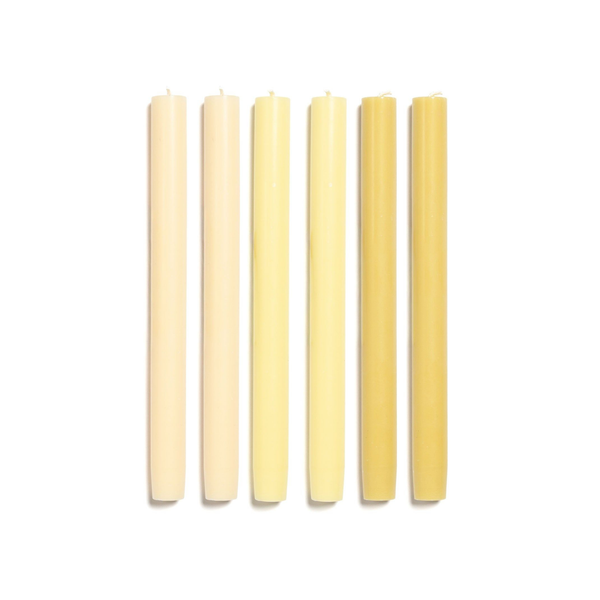 Solid Candle Set - Gradient Yellows