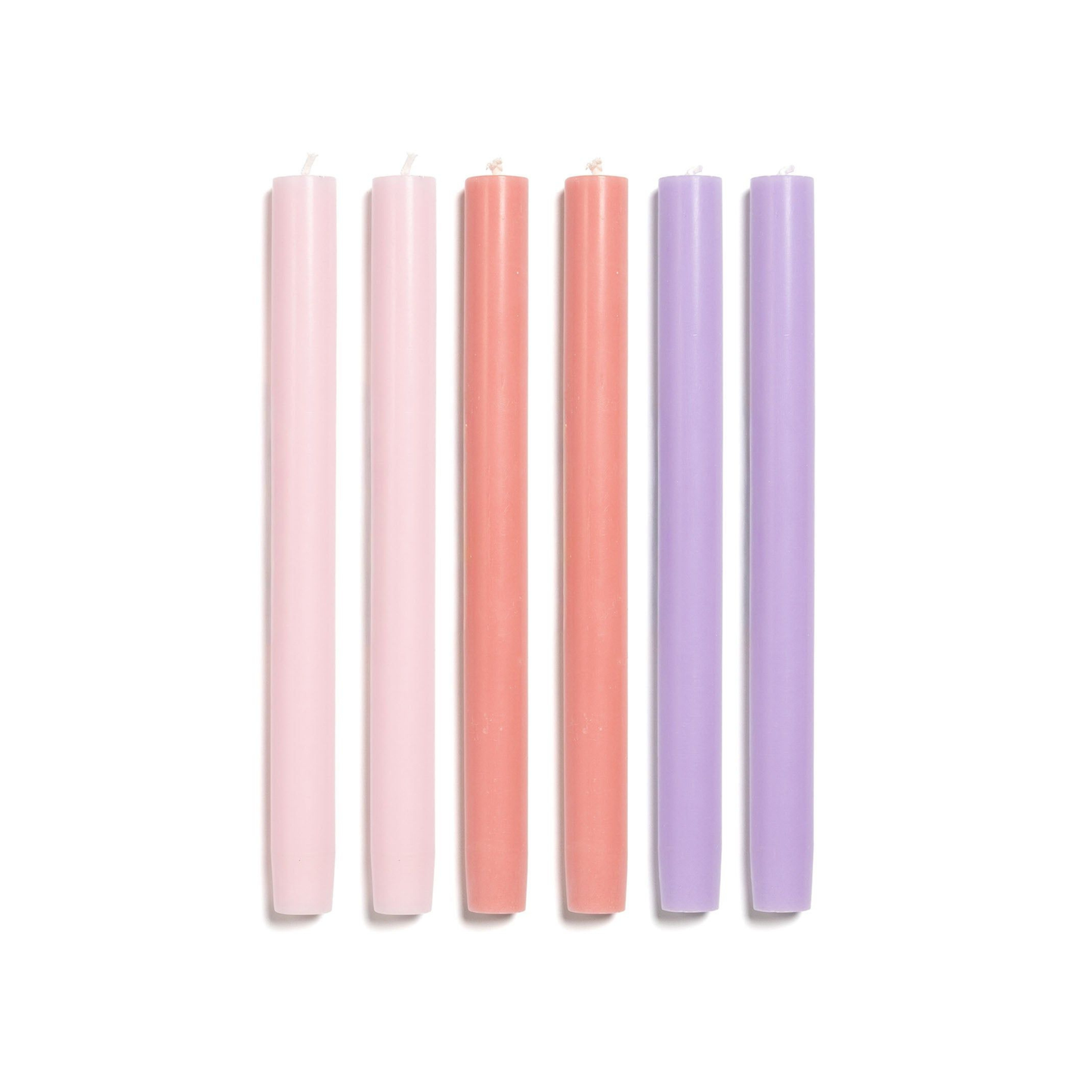 Solid Candle Set - Pinks & Lilacs