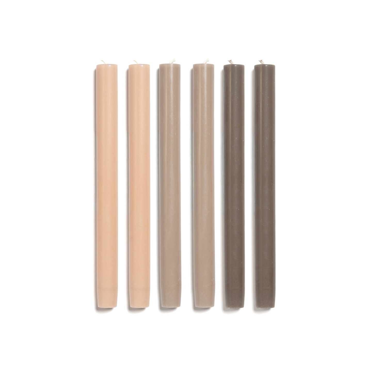 Solid Candle Set -Warm Greys