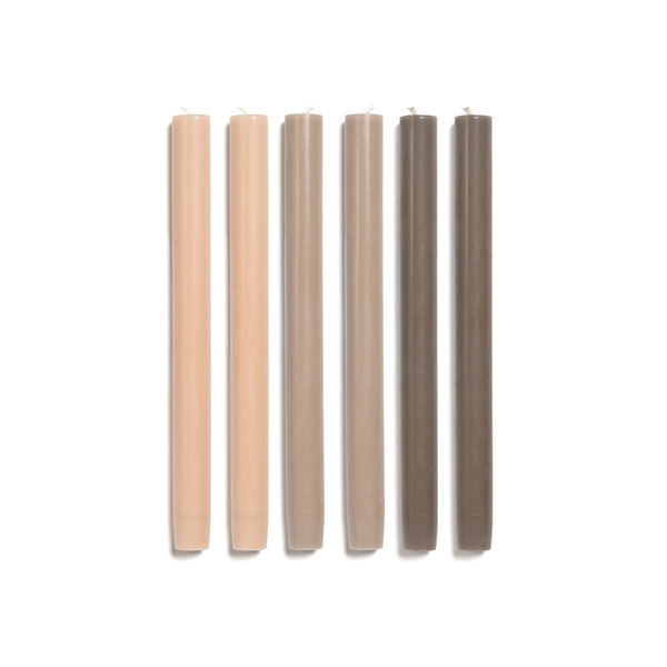 Solid Candle Set -Warm Greys