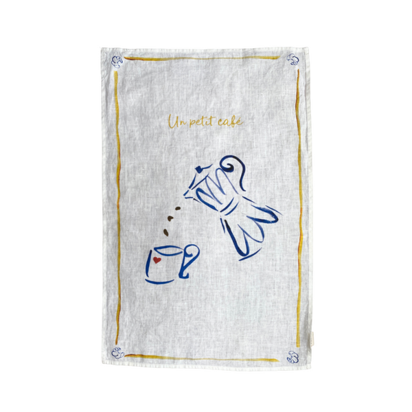 Un Petit Café - Linen Teatowel