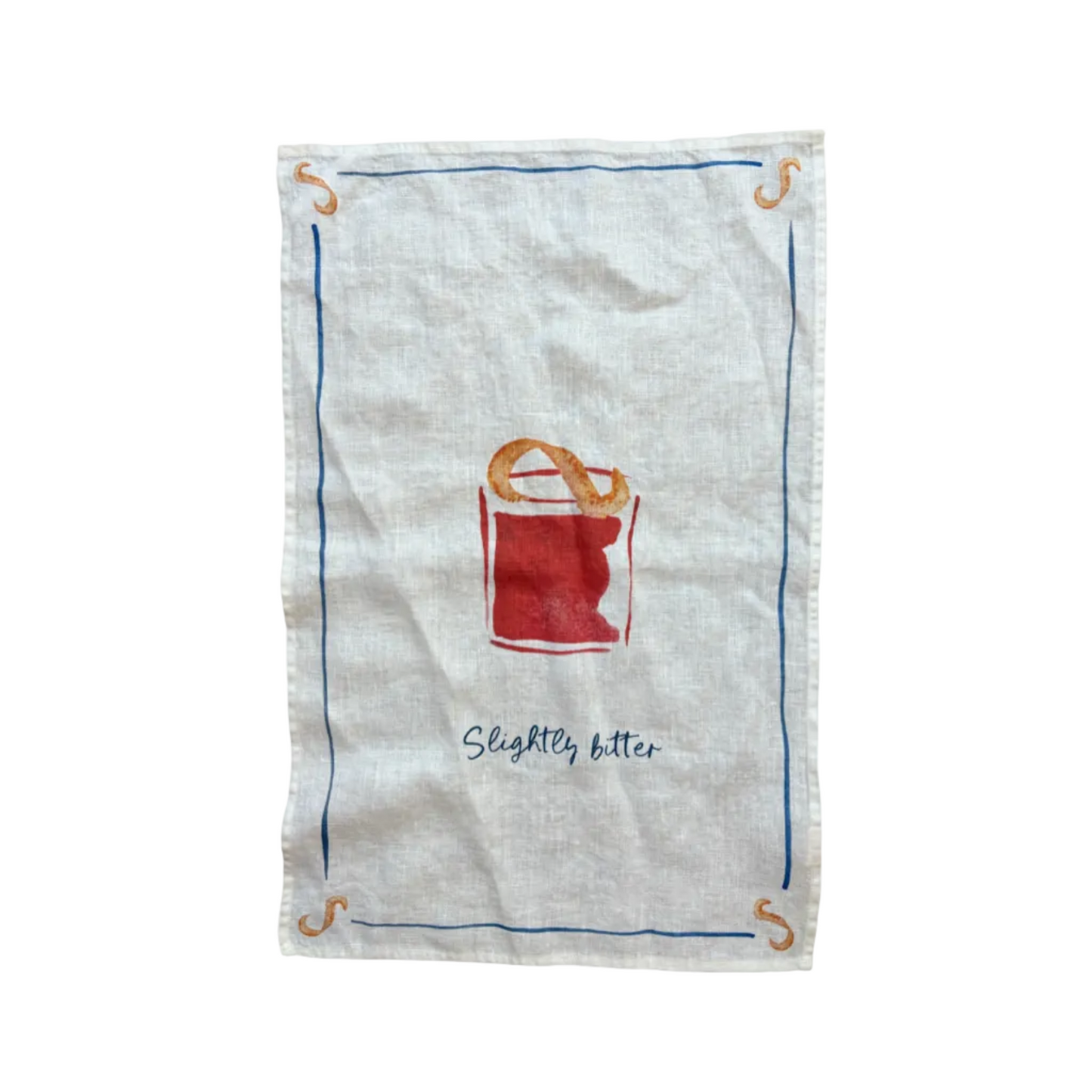 Negroni - Slightly Bitter Linen Teatowel