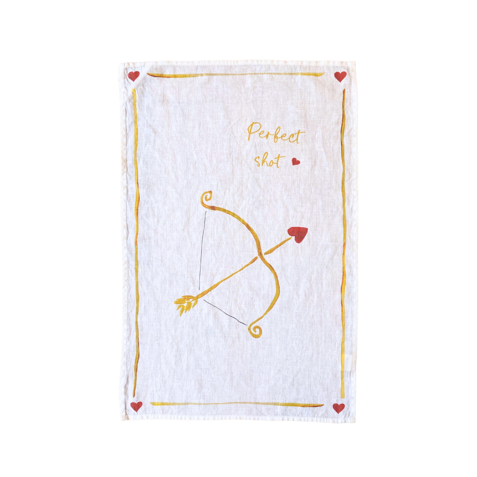 Perfect Shot - Linen Teatowel