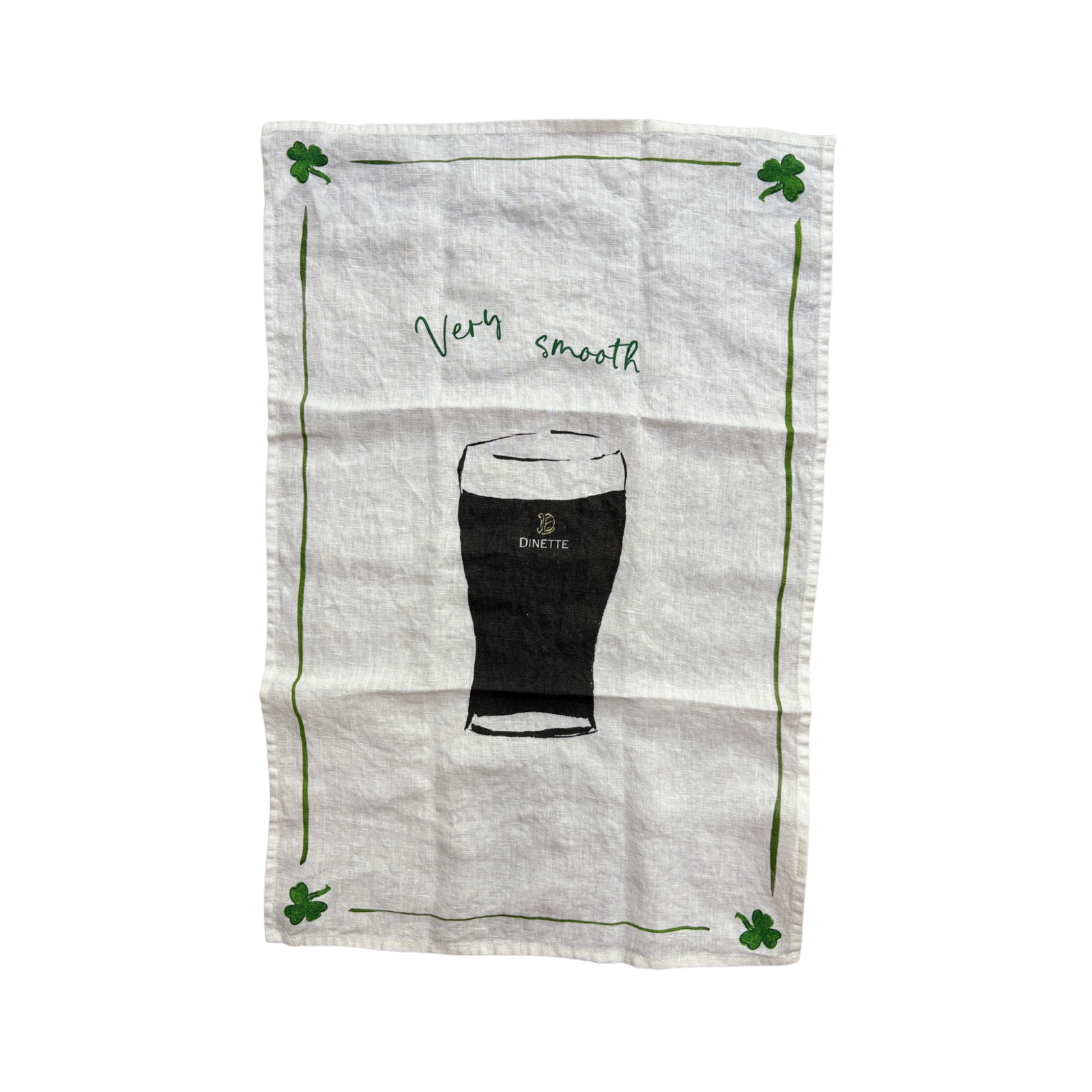 Very Smooth - Irish Stout Linen Teatowel