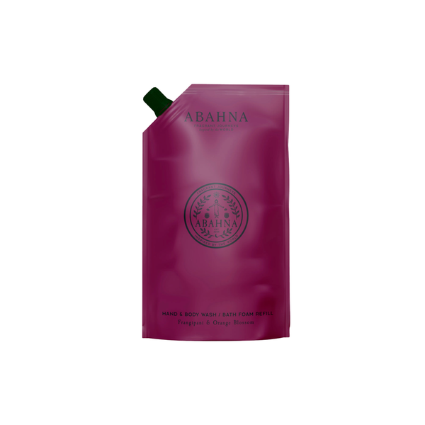 Hand, Body Wash & Bath Foam Refill - Frangipani & Orange Blossom
