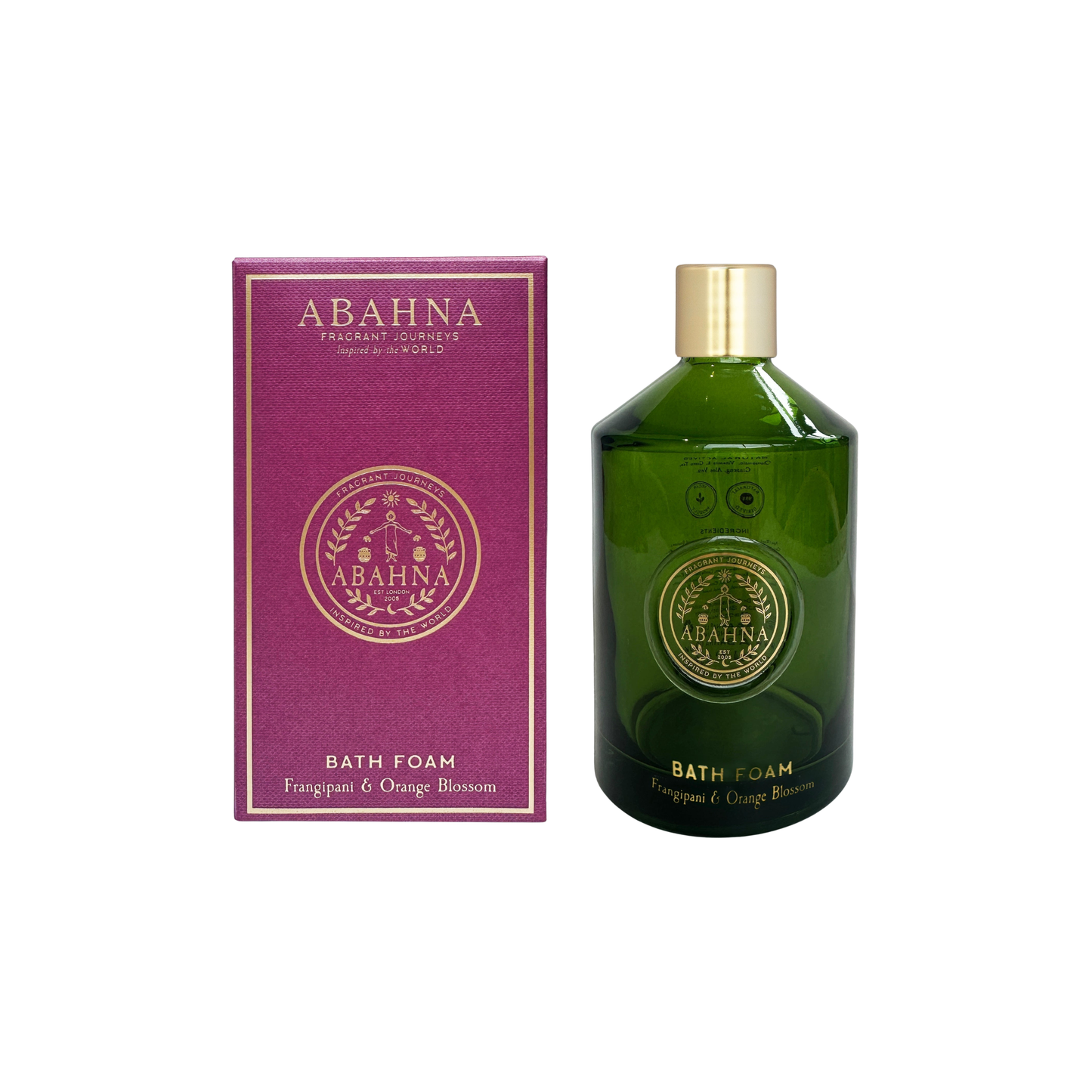 Bath Foam Decanter - Frangipani & Orange Blossom