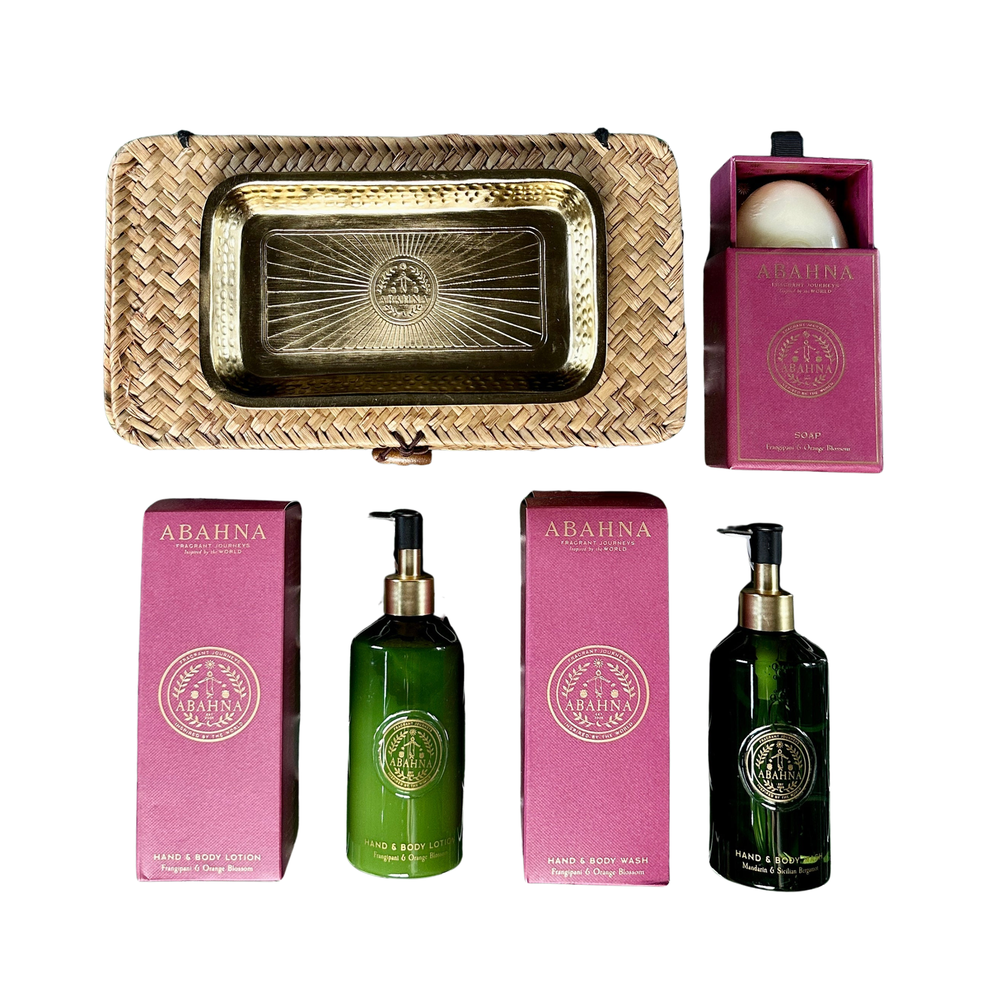 Bathroom Essentials Hamper - Frangipani & Orange Blossom