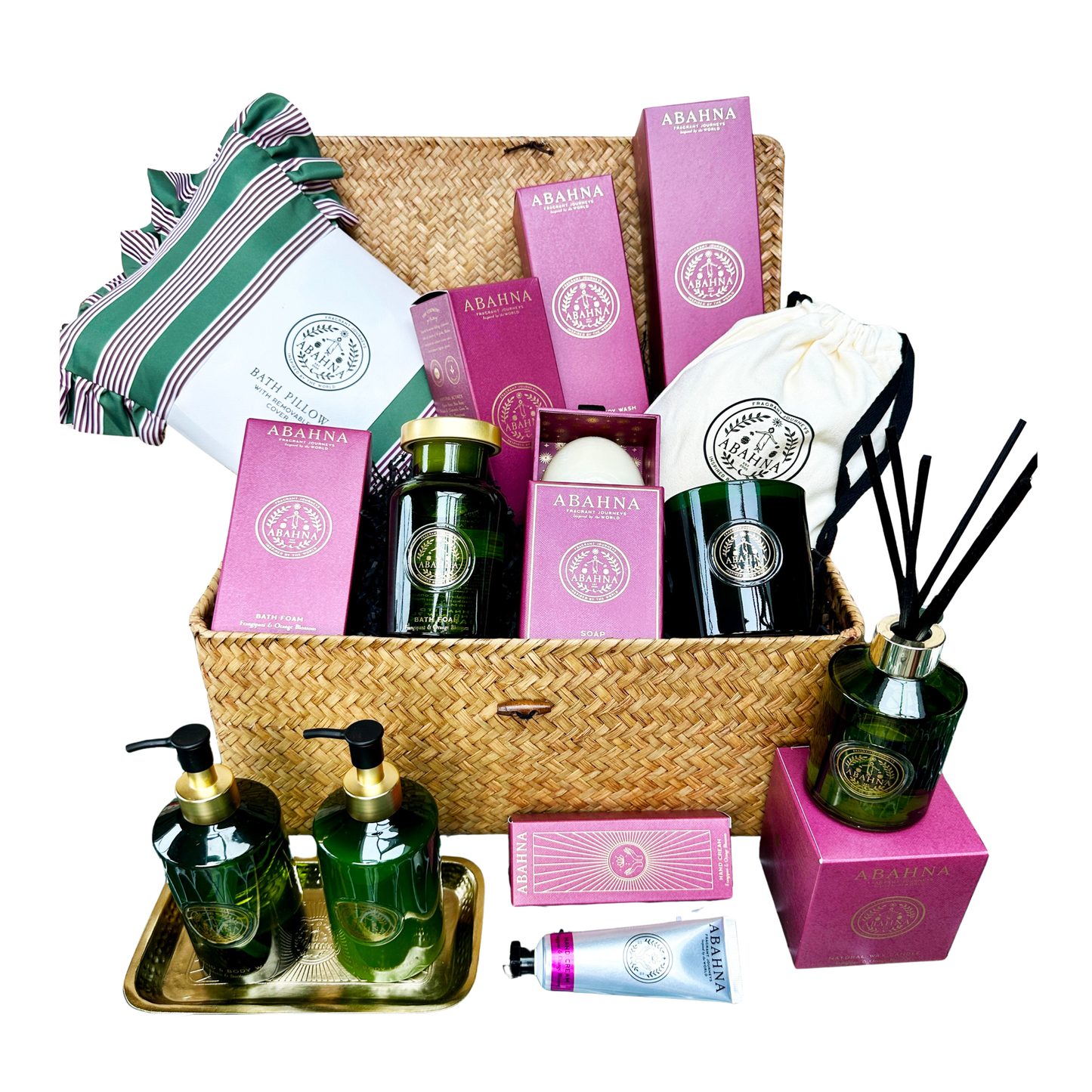 Ultimate Bathroom Hamper - Frangipani & Orange Blossom