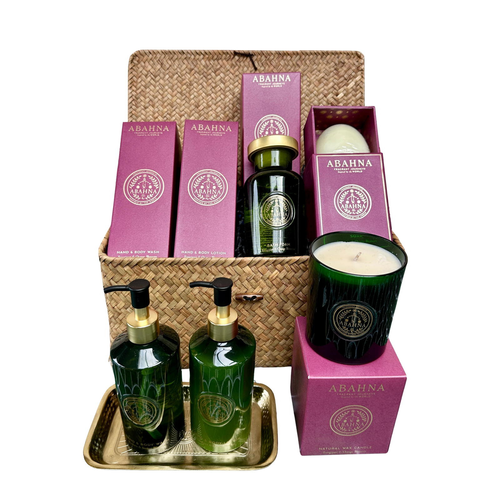 Bath Connoisseur'S Hamper - Frangipani & Orange Blossom