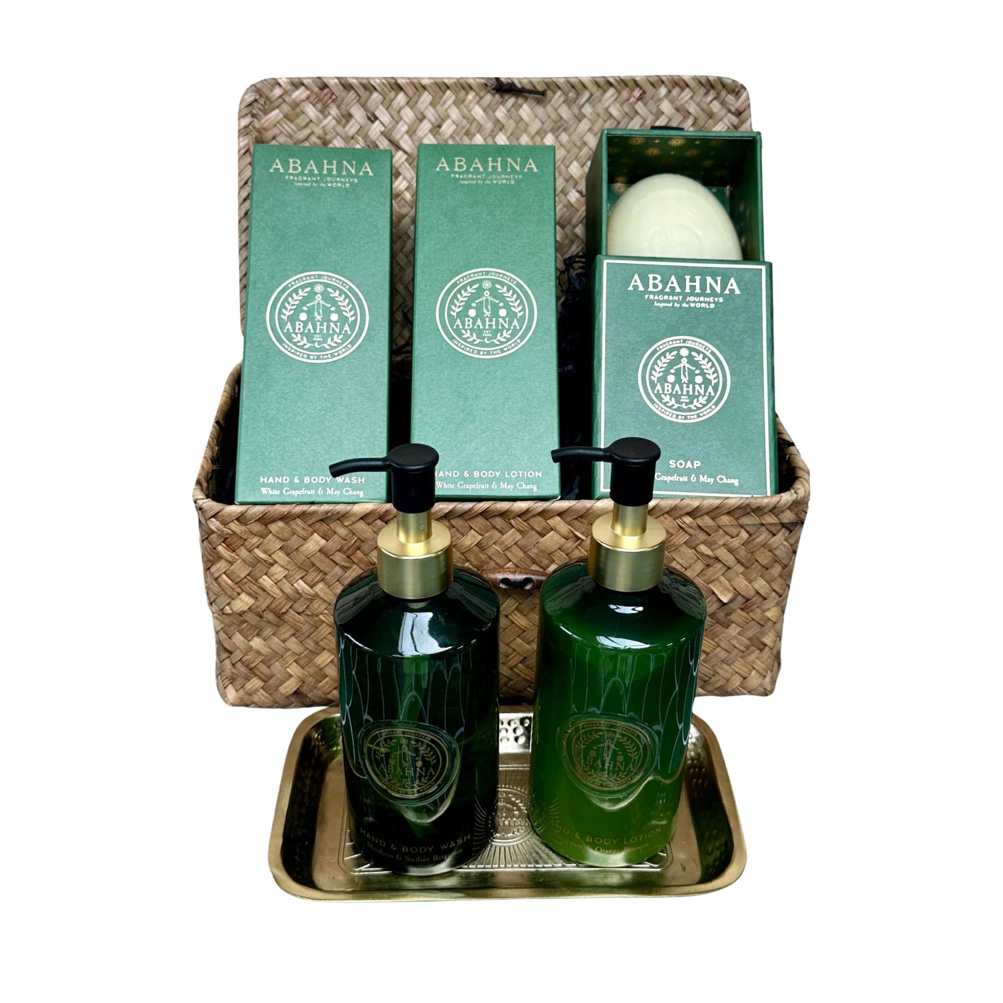Bathroom Essentials Hamper - White Grapefruit & May Chang