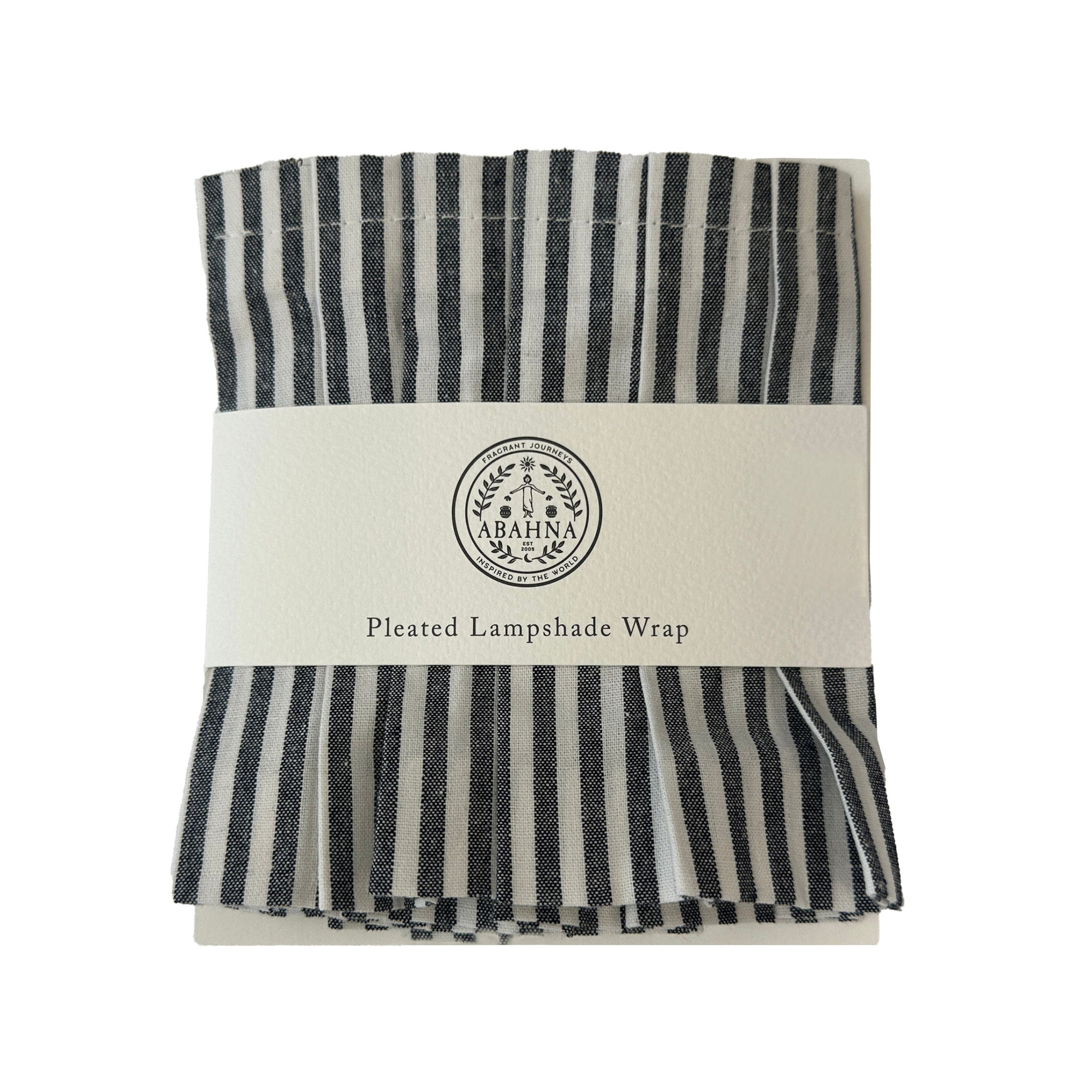Pleated Lamp Shade For Cordless Lamp - Black & White