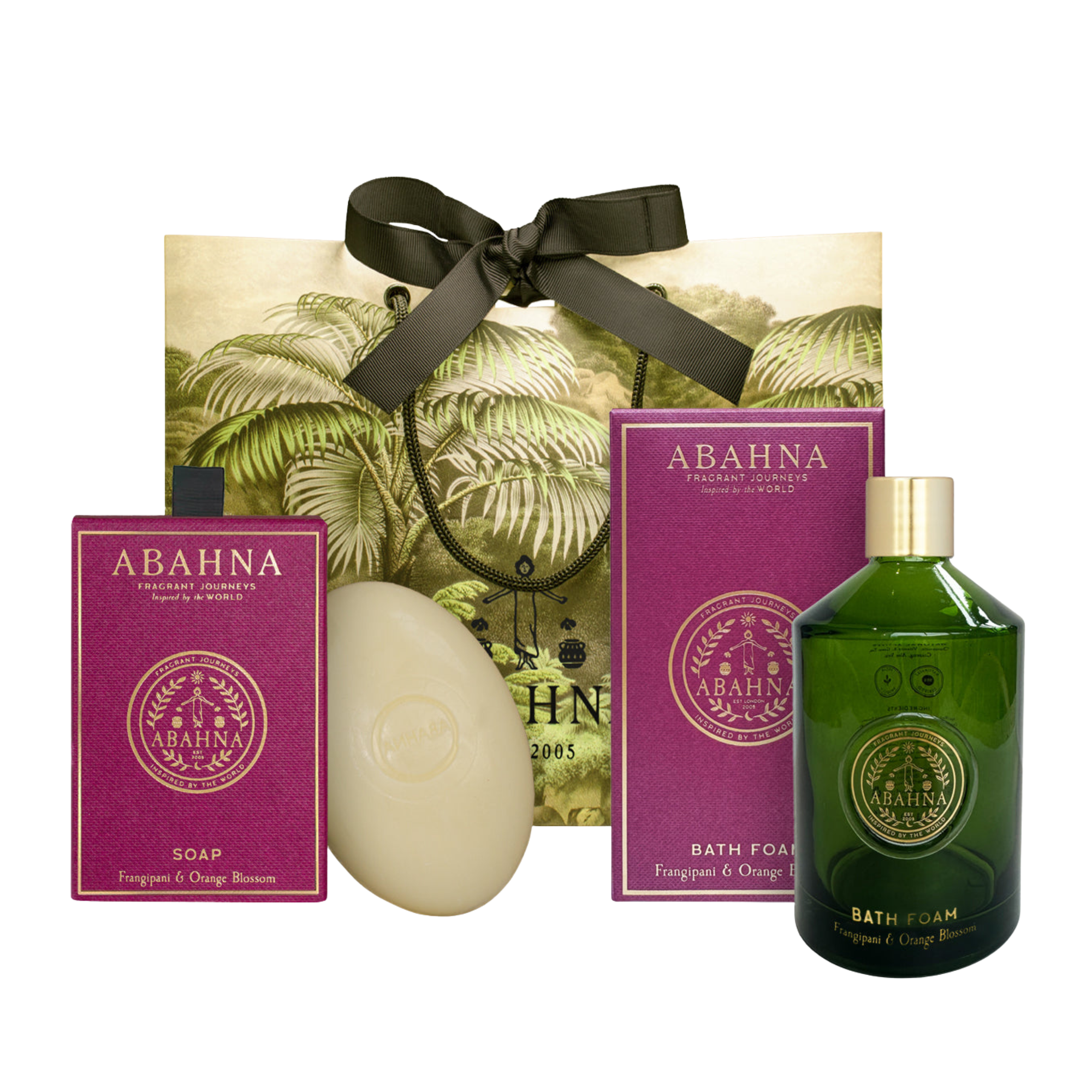Bath Foam & Soap Set - Frangipani & Orange Blossom