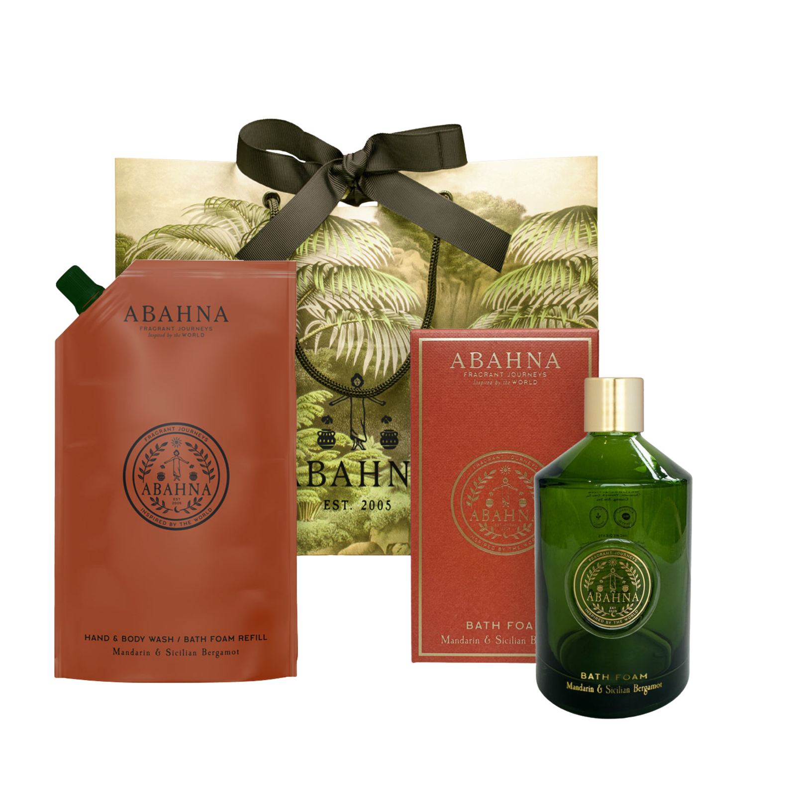 Bath Foam Refill Set - Mandarin & Sicilian Bergamot