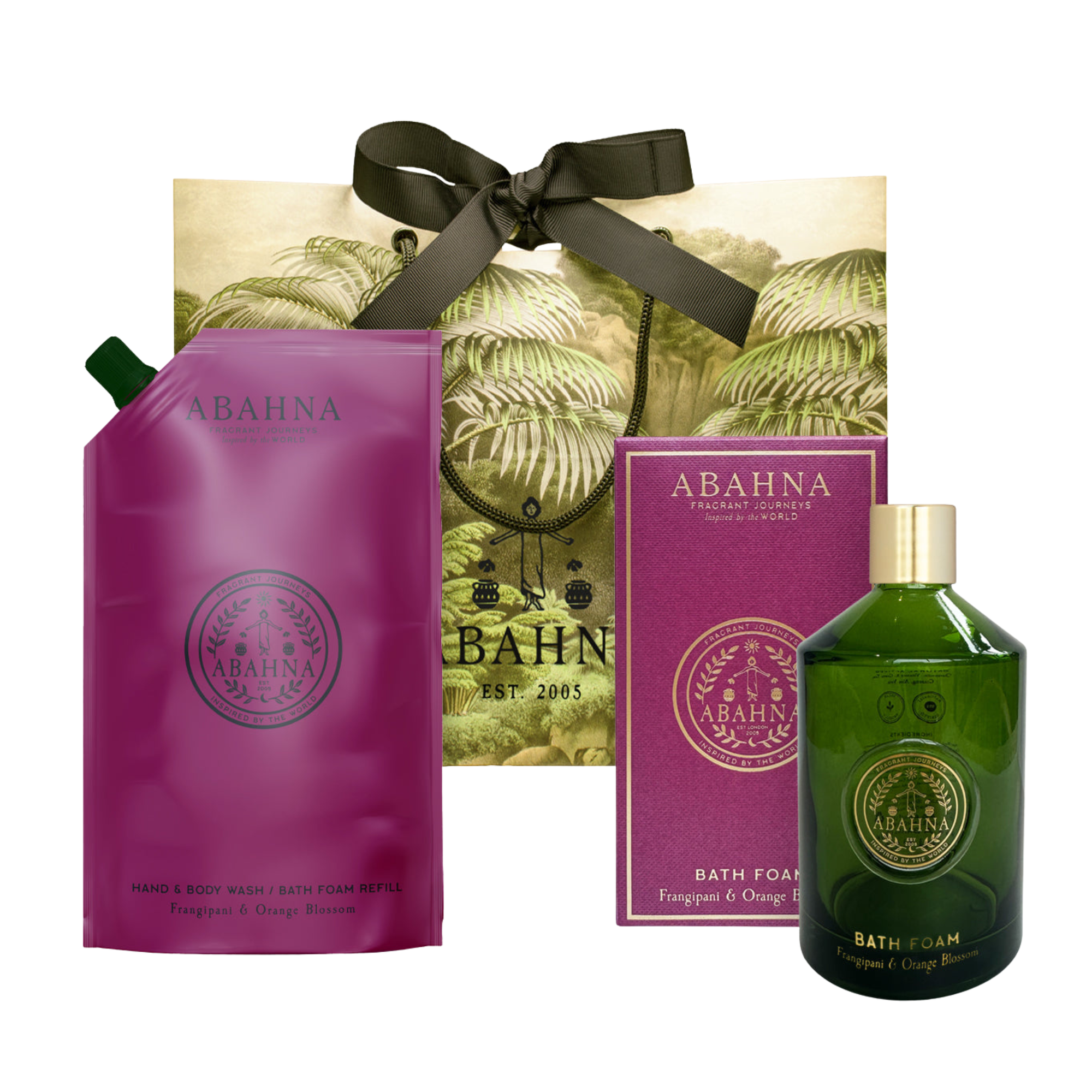 Bath Foam Refill Set - Frangipani & Orange Blossom