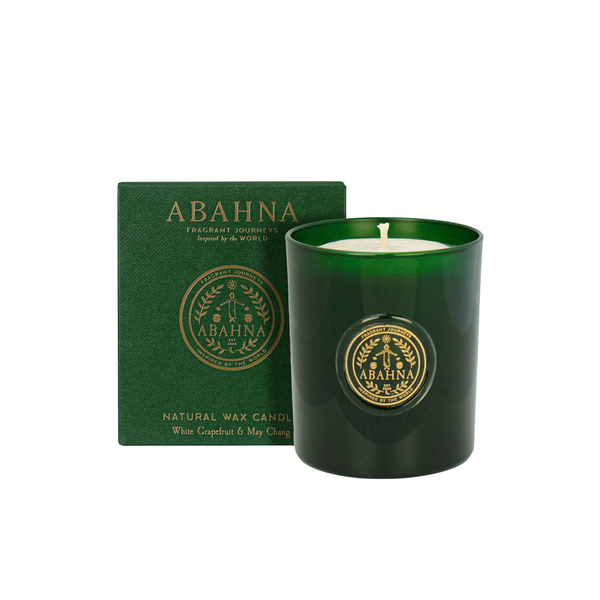 Natural Wax Candle - White Grapefruit & May Chang