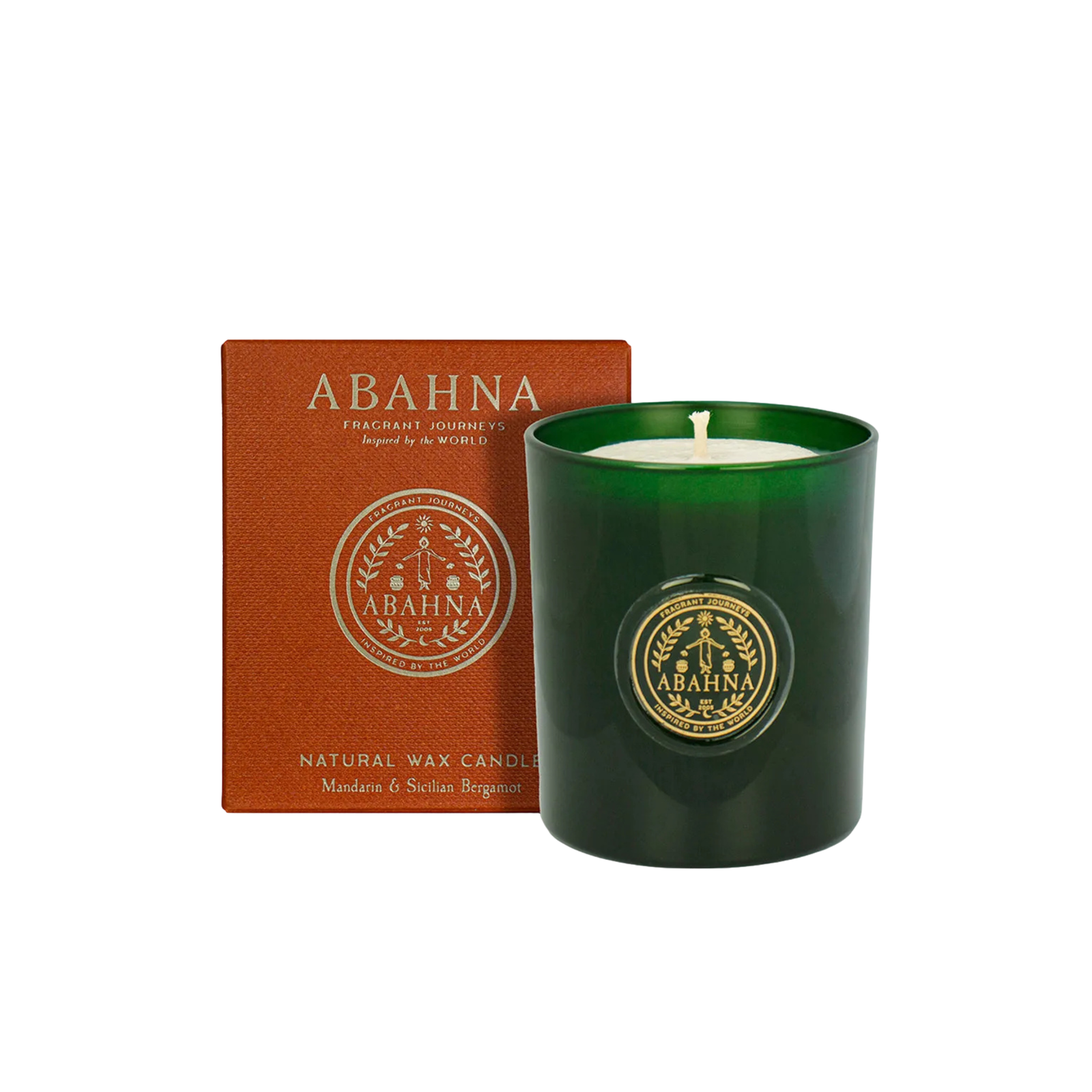 Natural Wax Candle - Mandarin & Sicilian Bergamot