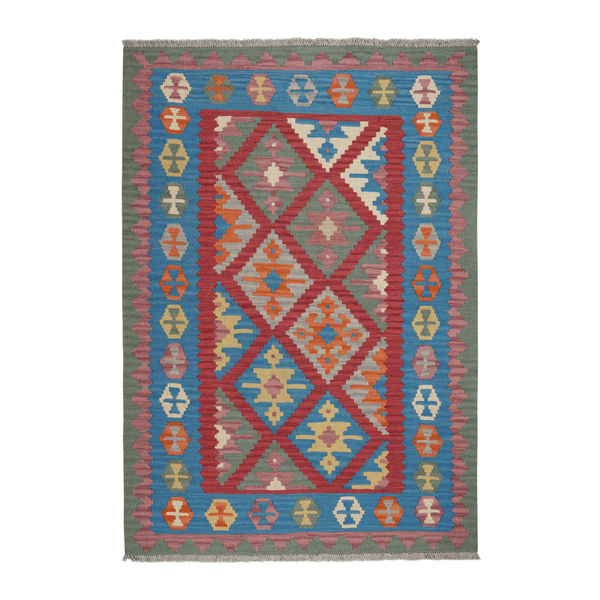 Gashgai Kilim · Hand-woven – Red, 183x131 cm