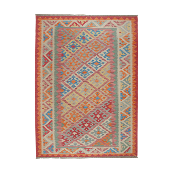 Gashgai Kilim · Hand-woven – Red, 251x179 cm