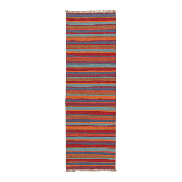 Gashgai Kilim · Hand-wovent – Multicolored, 190x61 cm