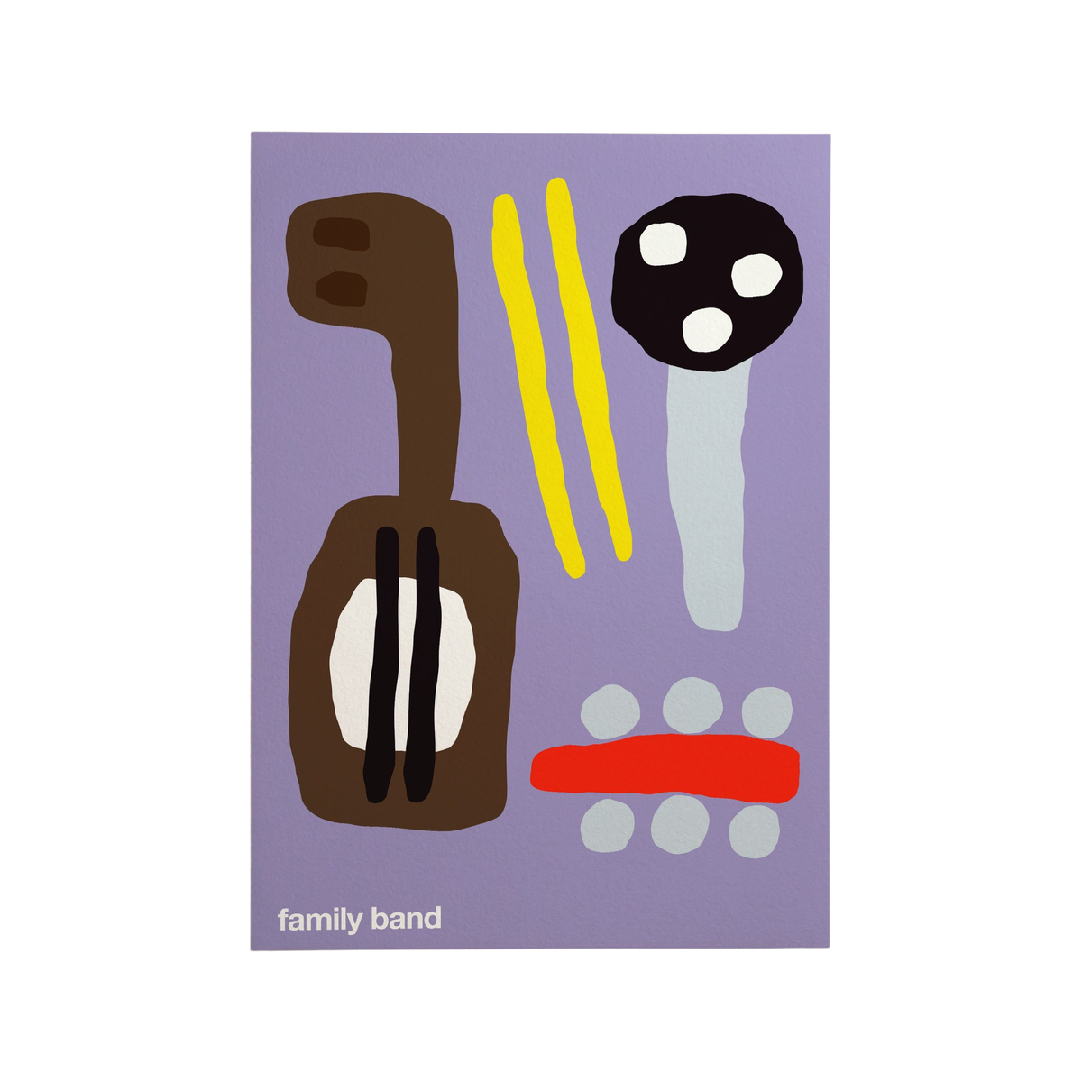 Family Band Print - Purple