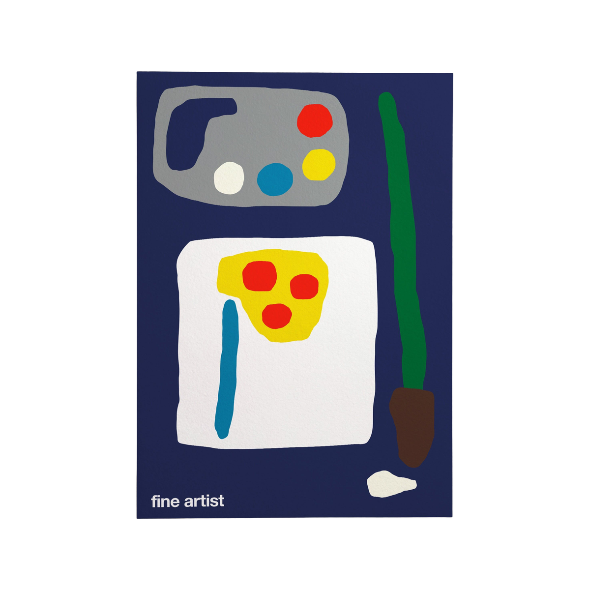 Fine Artist Print - Navy