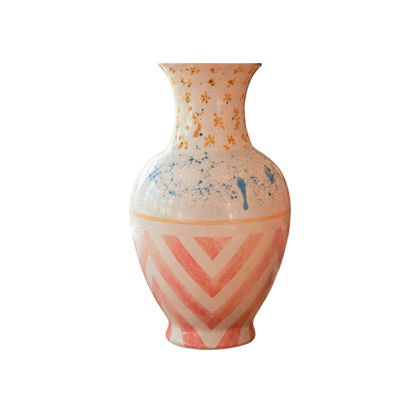 Hand-Painted Decorative Ceramic Vase