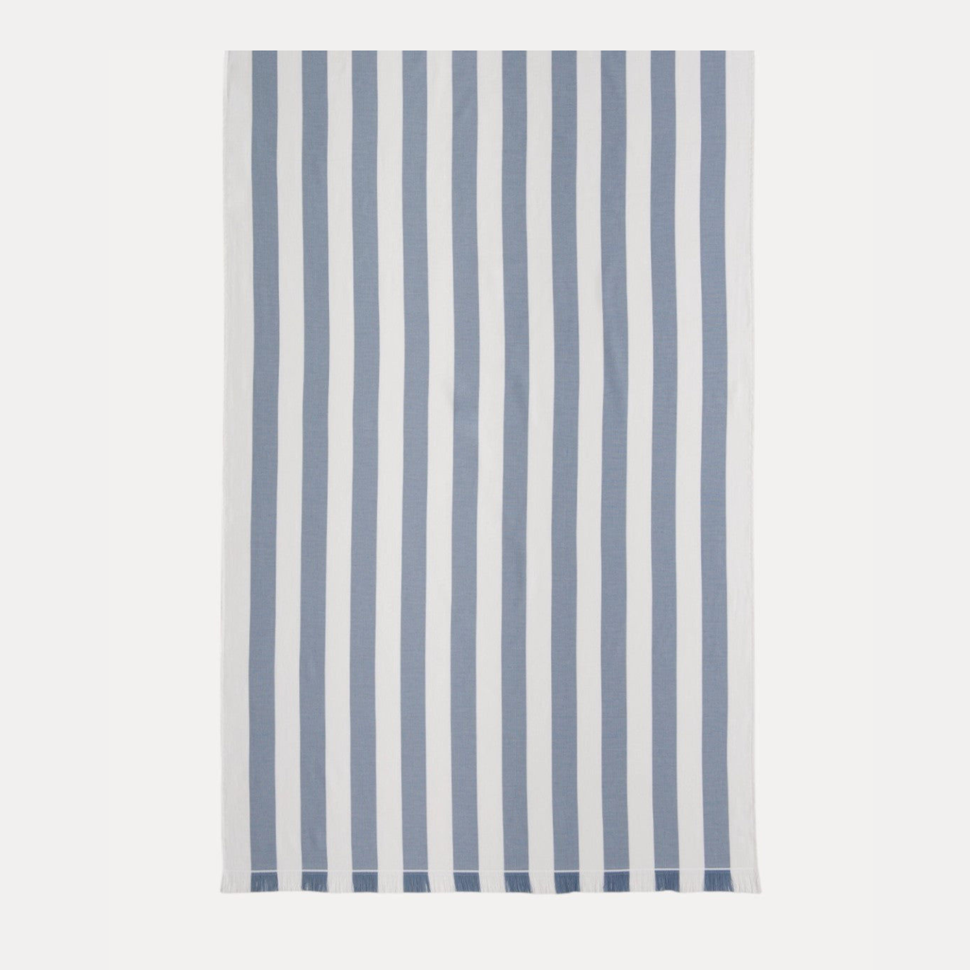 Sea Blue Striped Beach Towel