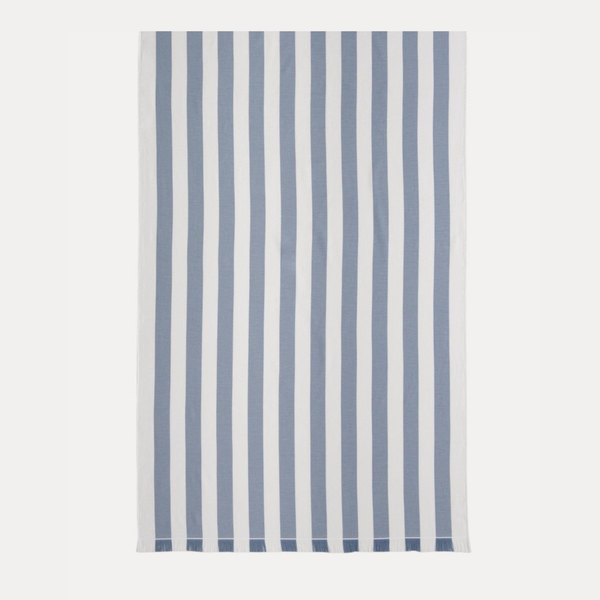 Sea Blue Striped Beach Towel