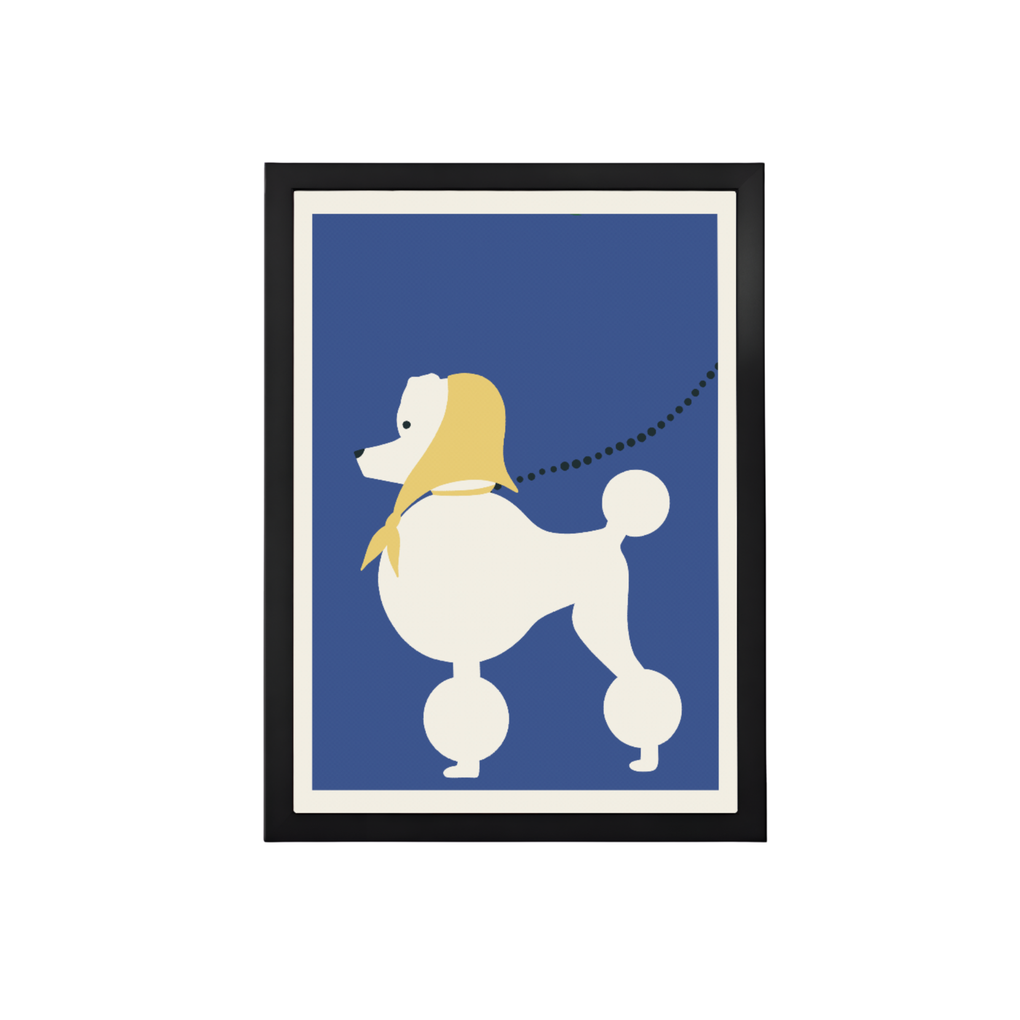 Retro Poodle Print