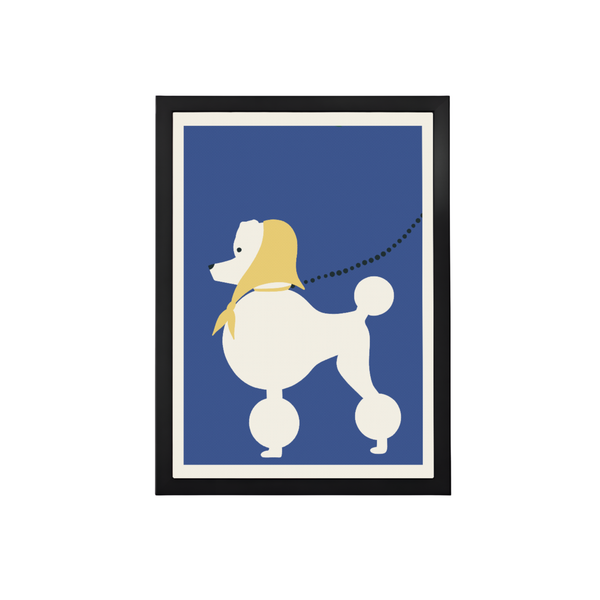 Retro Poodle Print